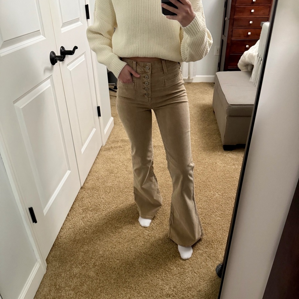 American Eagle Corduroy Flares